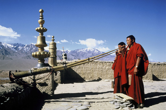 Buddhist Monks in Ladakh